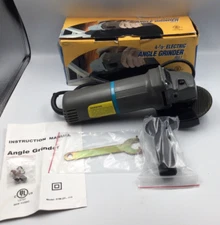 4-1/2" Angle Grinder Cord, w/grind wheel, side handle, spanner tool, carb brush