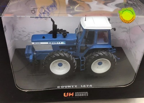 1:32 UH COUNTY 1474 Tractor Contruction Farm Machine Vehicles Diecast Model - Picture 3 of 3