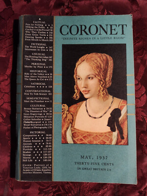 CORONET August 1937 HENRY C. WOLFE PAUL KEARNEY ALBERT PARRY HELEN SIMPSON