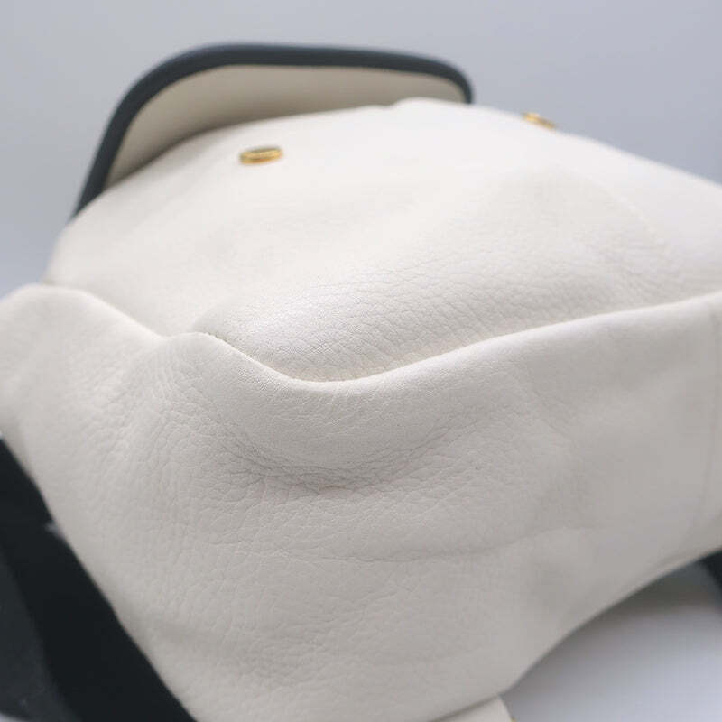 Marni Swing Backpack Small Cream Grained Leather — image 9