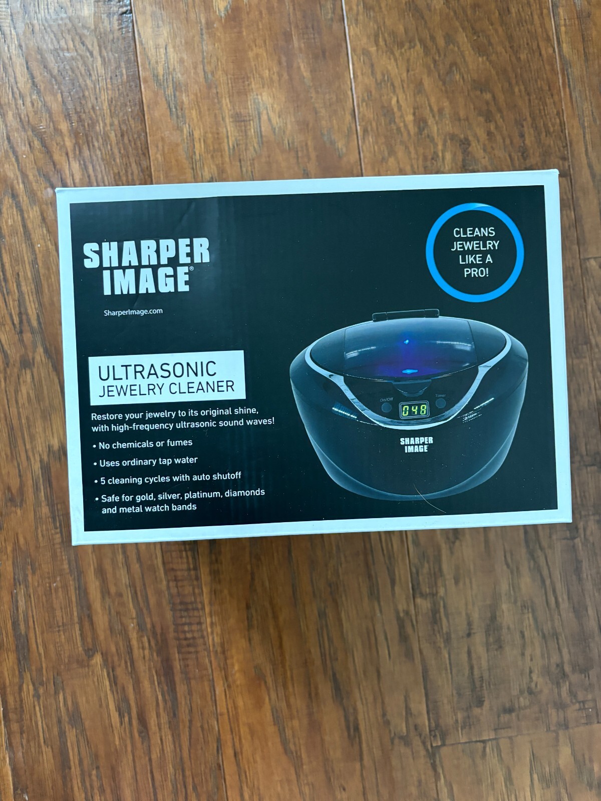 Sharper Image Ultrasonic Jewelry Cleaner New in box eBay