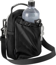 Festival Crossbody Bag - Water Bottle Carrier with Zippered X-Large, Black