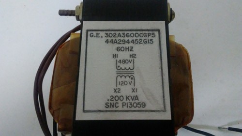 NEW OLD STOCK! GE .2 KVA STEUERTRAFO 302A3600CGP5 - Bild 3 von 3
