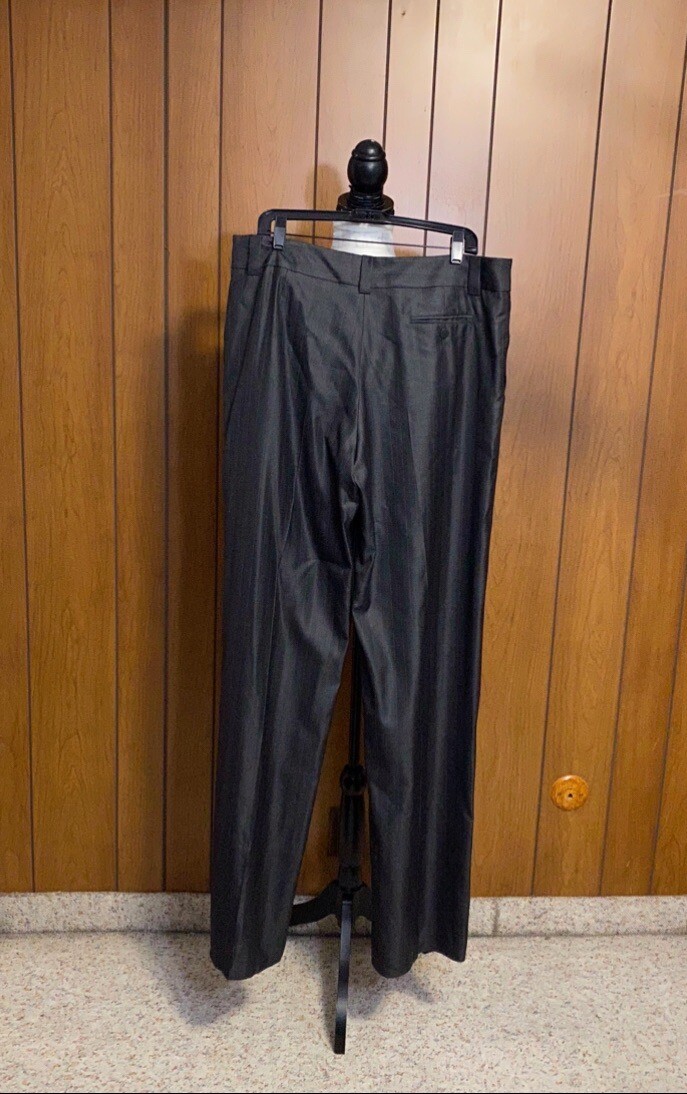 Giorgio Armani wide-leg wool-blend trousers size 50/ us size 14  display picture 1