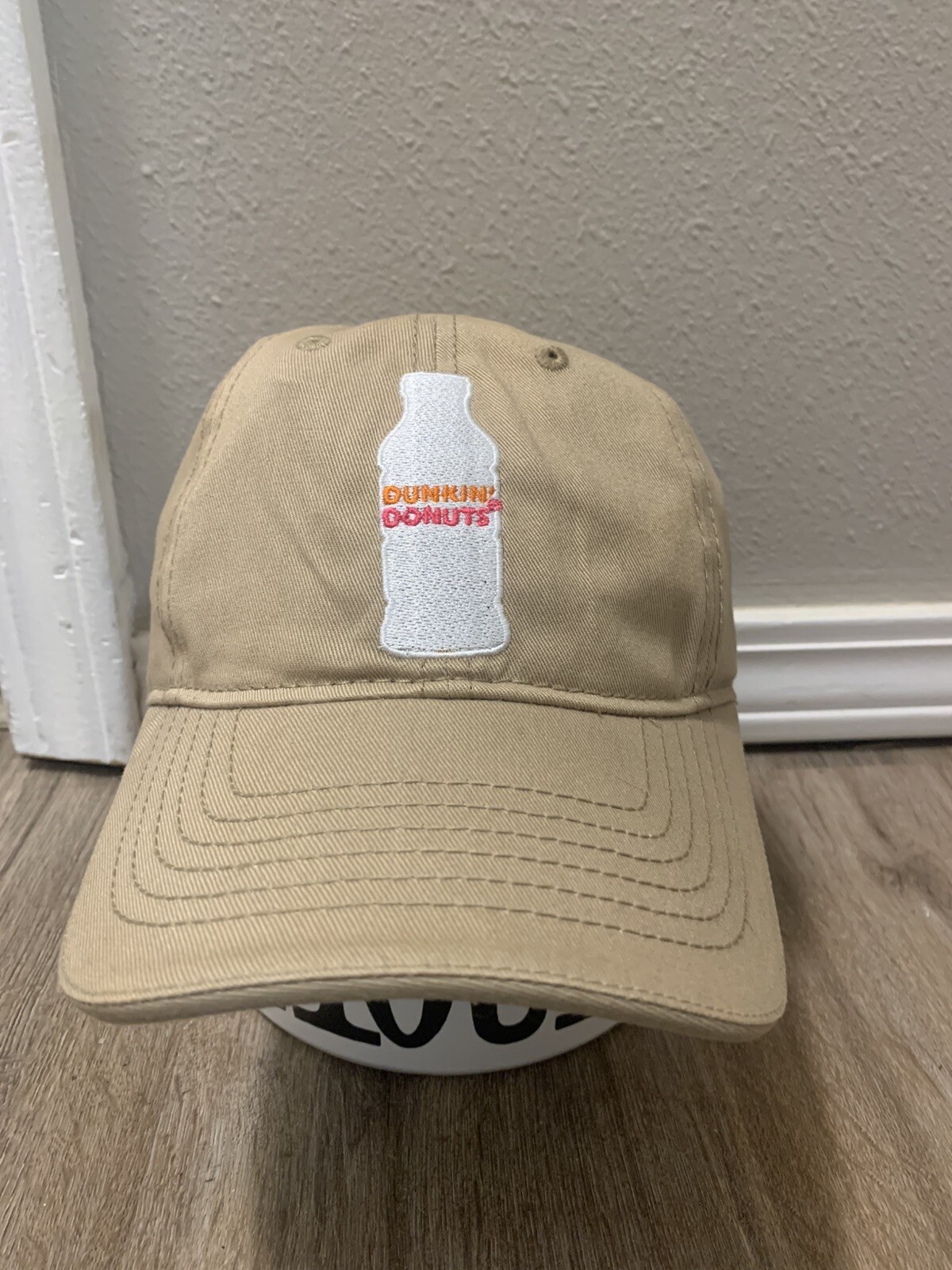 Dunkin Donuts Beige Hat Strapback Adjustable Exce… - image 1
