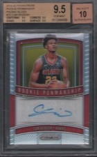 2019-20 Panini Prizm Penmanship Cam Reddish RC ROOKIE AUTO SILVER BGS 9.5/10