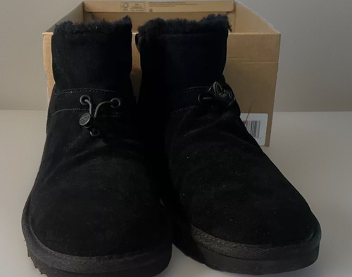 UGG CLASSIC MINI TOGGLER 1143937 BLACK SIZE 6 WOMAN'S BOOTS (AUTHENTIC BRAND NEW - Picture 9 of 12