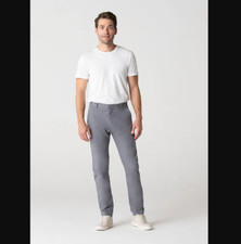 Swet Tailor NEW NWT Mens 31x32 Slate Gray Military Office Pants Chino Golf