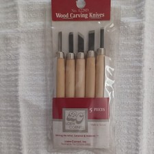 Loew Cornell Set of Five Woodcarving Knives 1228D