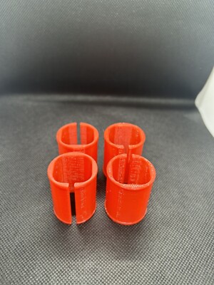   Preston Innovationen 23mm Vierkanteinsätze für Angelbox Beine 4er Pack
