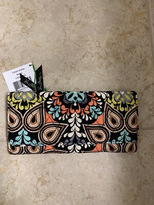 Vera Bradley Trifold Wallet Sierra NWT Last One
