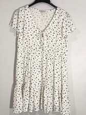 American Eagle Dress Dixie Floral peasant country ruffle Organic Look women S