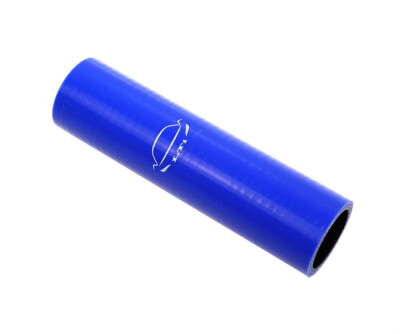 6'' Long 4-Ply Reinforced High Temp Straight 1.25'' ID Coupler Silicone hose blue