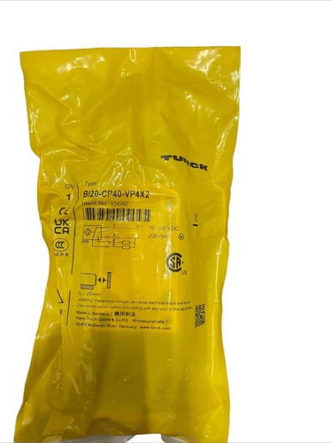 BI20-CP40-VP4X2 Neu Versiegelt Turck Induktiver Sensor Bi20-CP40-VP4X2 - Bild 1 von 2