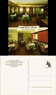 Ansichtskarte Oberharmersbach Gasthof Pension Freihof - Gaststube 1972