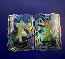 Tinker Bell & Peter Pan Die-Cut Disney Cosmos Kakawow Cards CDT-YX-47 CDT-XY-46