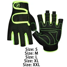 Kayak Gloves Sports Sailing 3/4 Finger Kayaking Gloves Paddling Fitness Gloves