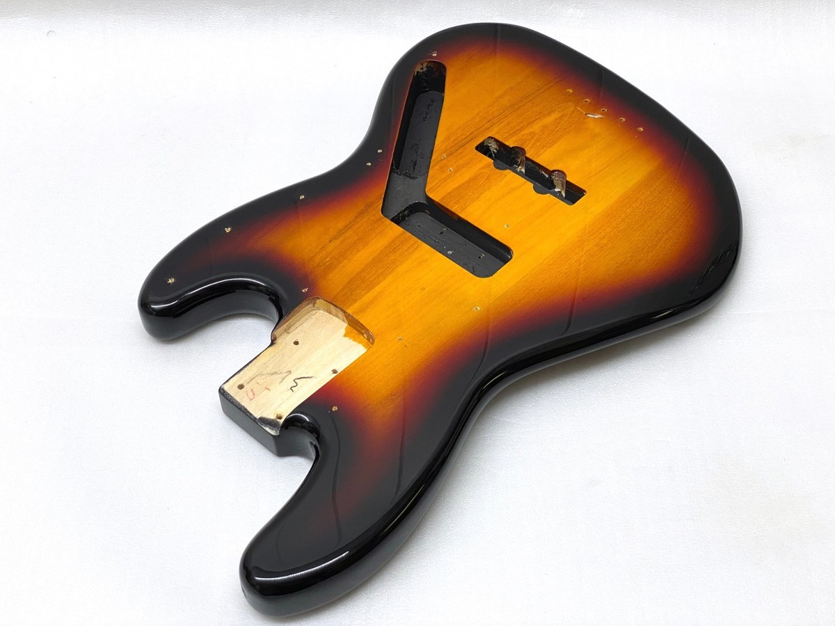 Genuine Fender Squier Jazz J BASS BODY 3 Tone Sunburst Guitar