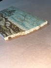 VINTAGE HANDPAINTED LANDSCAPE SCENE ON STONE 8.25" x 5.5" BULLOCKS ORIGINAL — photo 4