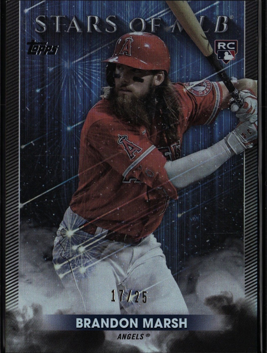 直筆サイン topps now JO ADELL BRANDON MARSH 2022 Topps Update #SMLB-62 Brandon Marsh RC Angels Stars of MLB