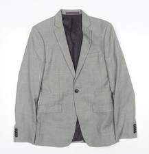 Topman grauer Herren Blazer - Regular Fit, Gr...