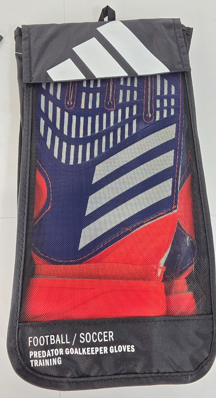 Adidas Predator Training Goalkeeper Gloves Size 10.5 Orange Purple