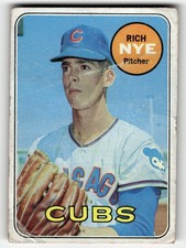 1969 Topps Rich Nye #88 Chicago Cubs LOW MID GRADE FILLER