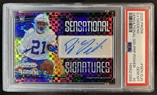 2025 Prizm DJ Giddens Sensational Signatures RC Purple Power Auto #/49 PSA 10