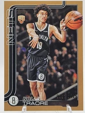 2025-26 Topps NBA Flagship Nolan Traore #219 Gold /2025