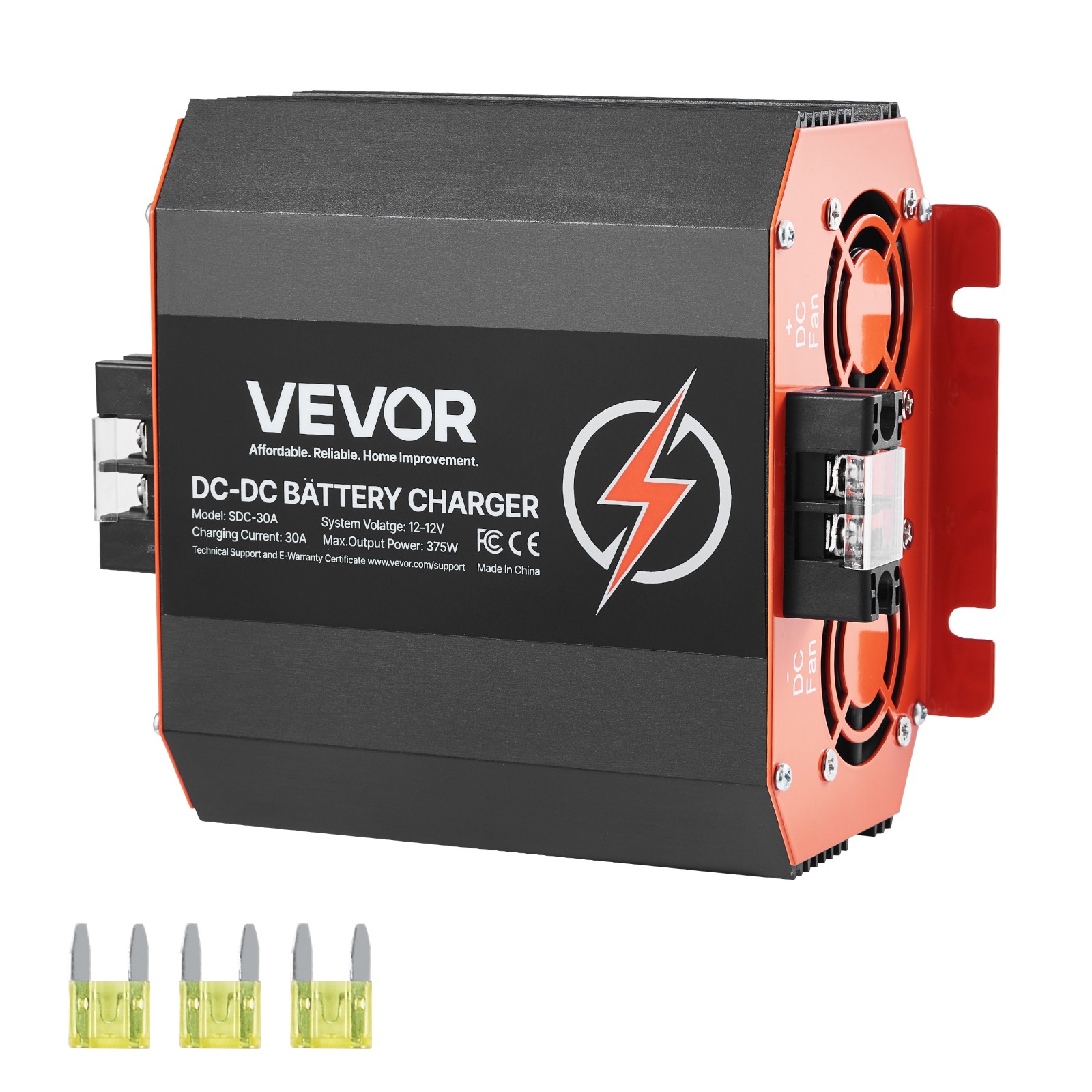 Chargeur CC à CC 12V 30A pour Recharger la Batterie en Roulant