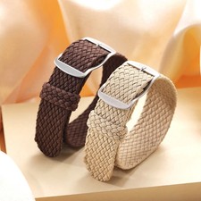 Premium Nylon Canvas Woven Watch Strap Band Universal 14/18/20/22mm Replacement