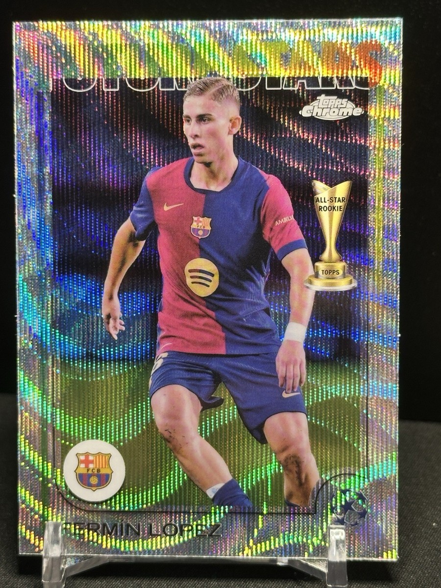 2025 Topps Chrome Soccer UCC - Wave Refractor Future Stars