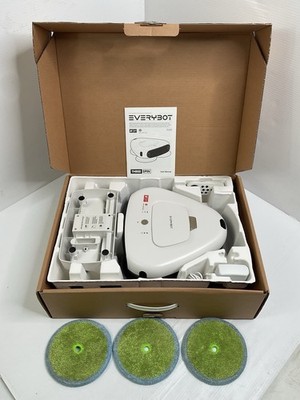 Everybot Three Spin TS300 Floor Mopping Robot Cleaner w/ Remote Control