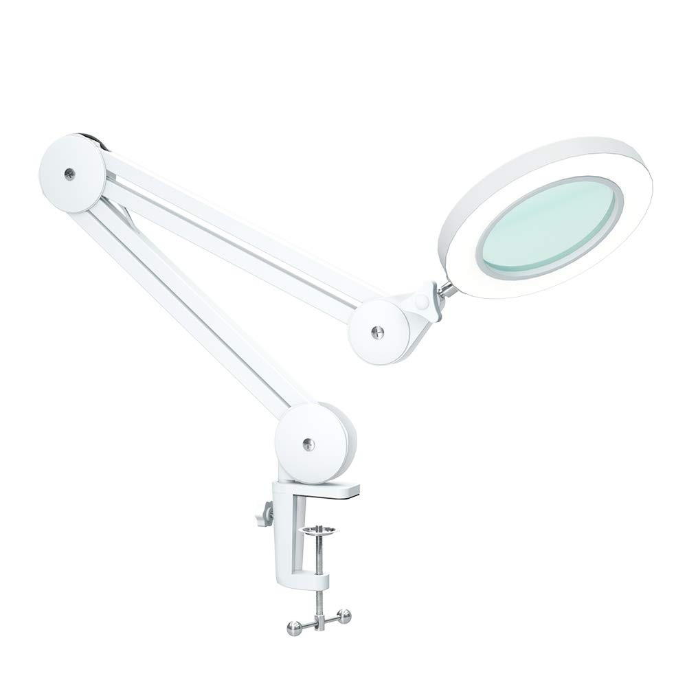 Lampada Estetica con Lente 5 Diottrie - Luce LED Fredda per Trattamenti