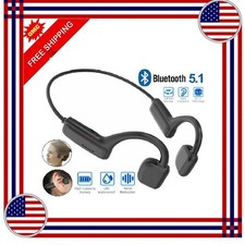 Bone Conduction Headphones Bluetooth 5.1 Wireless Earbuds Outdoor Sport Headset