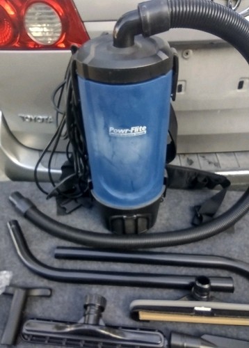 Powr-Flite Bp4s Vacuum Backpack With New accessories