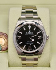 Rolex Explorer 214270 2012 Full Set Mk1 Black Steel