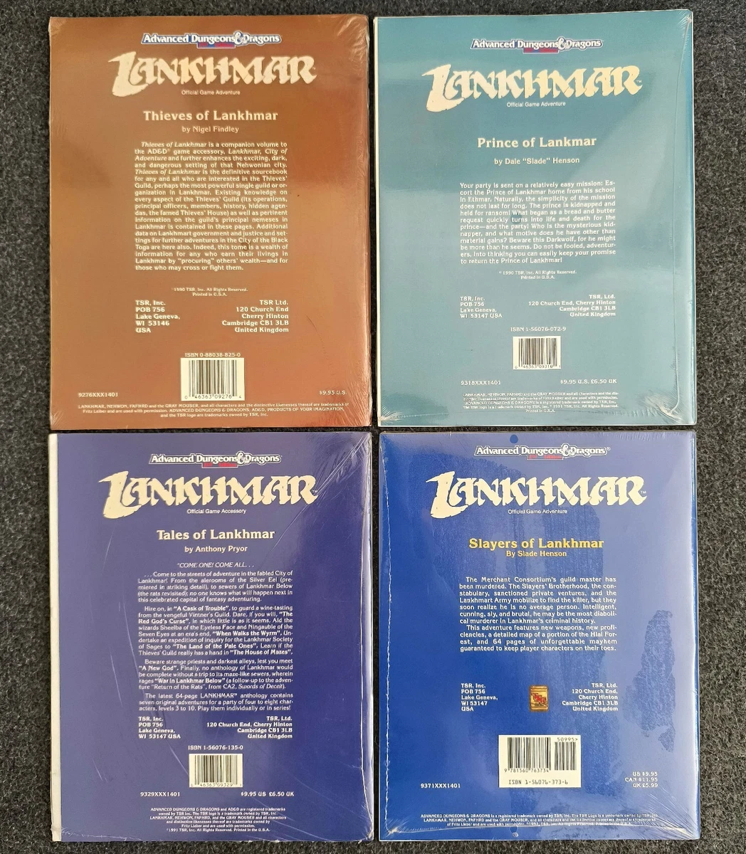 Sealed Lankhmar Bundle Advanced Dungeons & Dragons AD&D TSR SW New Original