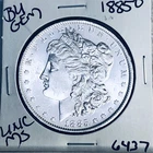 1885 O BU GEM MORGAN SILVER DOLLAR UNC MS+++ U.S. MINT RARE COIN 6437