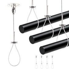 NINTHFIT Ceiling Curtain Rod Brackets Stainless Steel Ceiling Mount Closet Rod