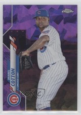 2020 Topps Chrome Update Sapphire Edition Purple 10/10 Jharel Cotton #U-225 0z0v