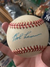 Bob Lemon HOF Signed/Autograph OAL Baseball Cleveland Indians JSA Rawlings Auto