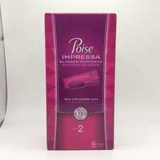 Poise Impressa Incontinence Bladder Control Support, Size 2, 8 Count🎈2029🎈