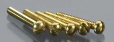 Woodland Hob-Bit- Round Head Screws 0-80 3/8'' (5) - Model Railroad Scratch