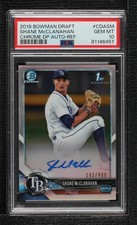 2018 Bowman Draft Chrome Pick Refractor Shane McClanahan PSA 10 GEM MT Auto ok2