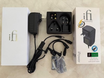 iFi iPower SilentPower AC/DC Adapter 5V 2.5A Multi-Volt Tips, in box! Excellent!