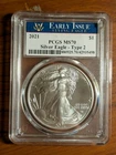 2021 W- American Silver Eagle- T2- PCGS