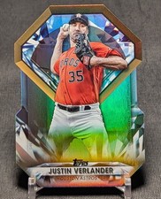 Justin Verlander Diamond Greats Die Cut 2022 Topps Update Series #DGDC-61 Astros