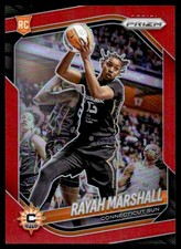 2025-26 Panini Prizm WNBA Red Prizms Rayah Marshall Rookie 194/299 Connecticut