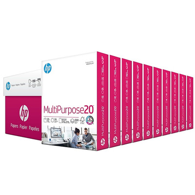 HP Multipurpose Paper 8.5'' x 11'' 20 lb 96 Brightness 5000 Sheets Carton FREESHIP